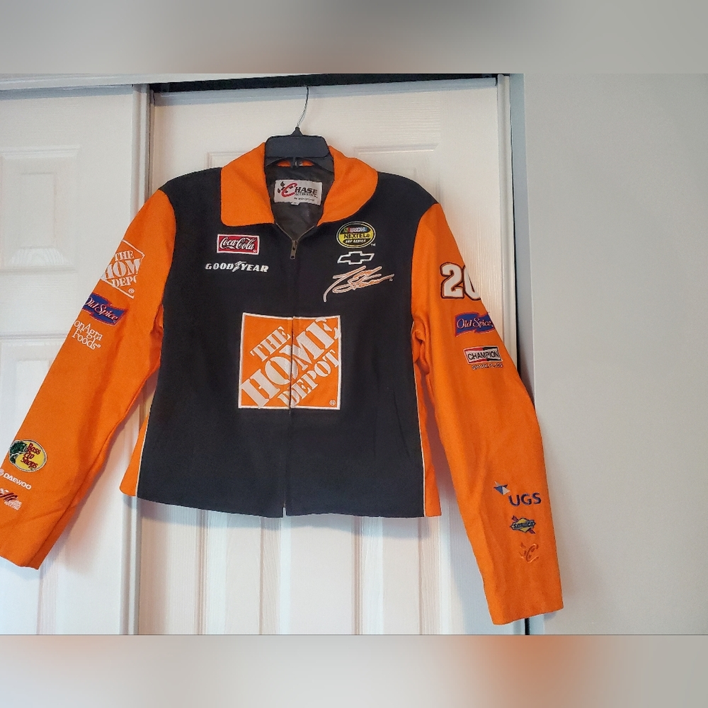 VINTAGE TONY STEWART/THE HOME DEPOT AUTHENTIC NASCAR LADIES JACKET